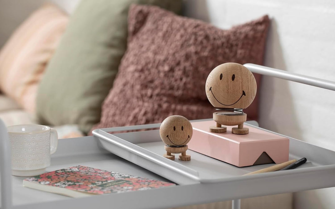Hoptimist Smiley 4,5 x 5,6 x 6,6 cm S Raw Oak, S Raw Oak