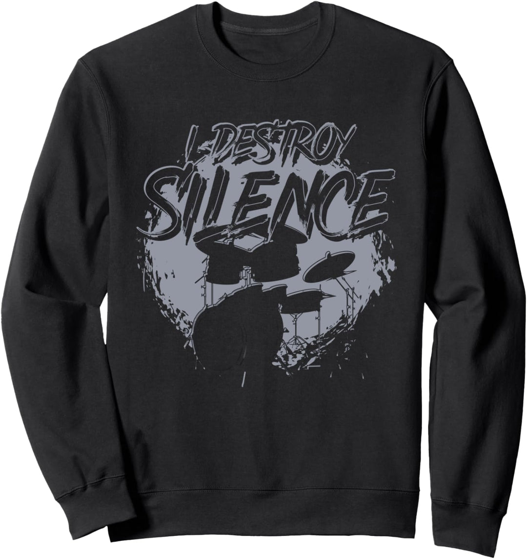 Schlagzeuger Rock Musiker Drummer Lustiges Schlagzeug Sweatshirt