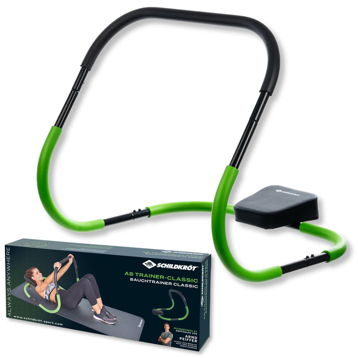 Schildkröt® AB Trainer Classic, Bauchtrainer, Schwarz-Grün, in 4-Farb Karton Schwarz/Grün, 960249, S
