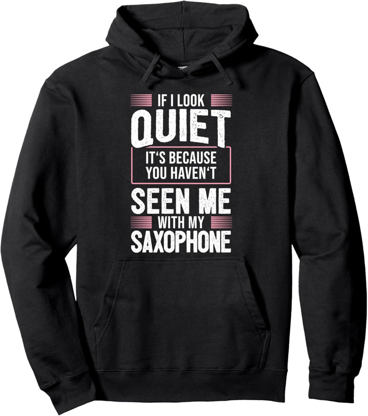 Saxophonist Saxofon-Spieler Saxophon Pullover Hoodie