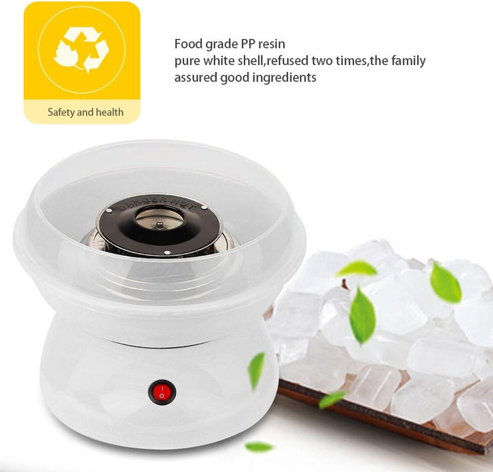 Zuckerwattemaschine, Zuckerwatte für Kinder, Zuckerwatte Maschine mit Stäbchen und Messlöffel, für Z