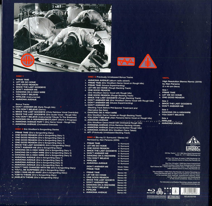 Alan Parsons Project - Ammonia Avenue, Audio-CD