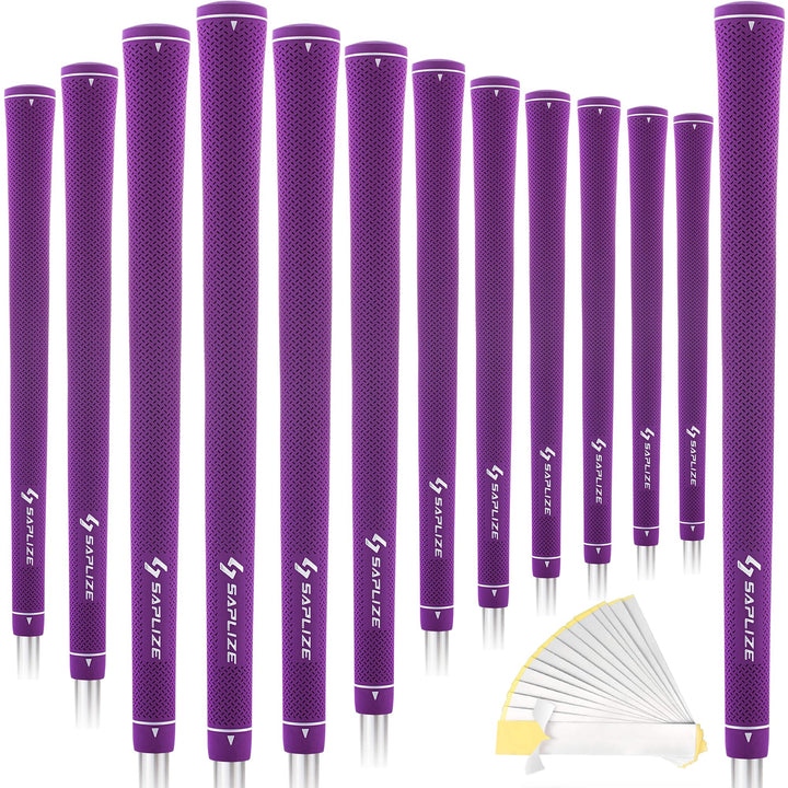 SAPLIZE Golfgriffe, 13er-Set mit komplettem Regripping-Kit, Standard / Midsize, Golfschlägergriffe a