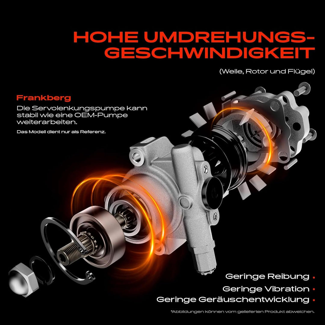 Frankberg Servopumpe Hydraulikpumpe Lenkung Kompatibel mit Freelander LN I4 2.0L 1998-2006 Freelande