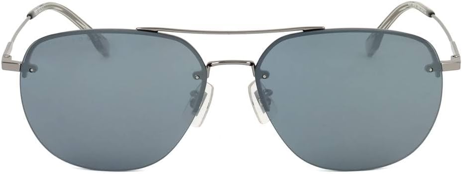 HUGO BOSS Unisex Sunglasses, 6lb Ruthenium