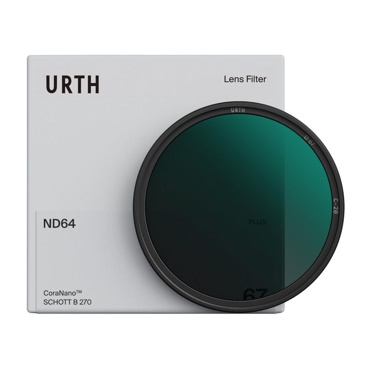 Urth 105 mm Graufilter ND64 (6 Stop) ND Filter (Plus) — Neutraldichte, 20-lagig nanobeschichtet, ult