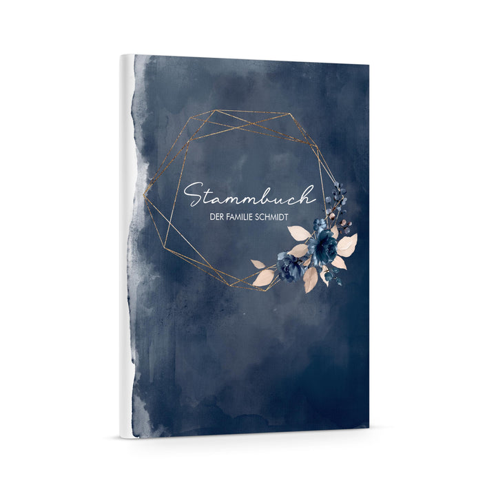 Stammbuch der Familie Personalisiert | Klassisches Standesamt Format 13 x 20 cm | 6-Ringmechanik | W