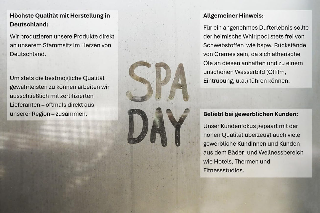 Whirlpoolduft 4 x 250ml in attraktiver Umverpackung - Kaminfeuer, Orange-Honig, Tannenbaum und Vanil