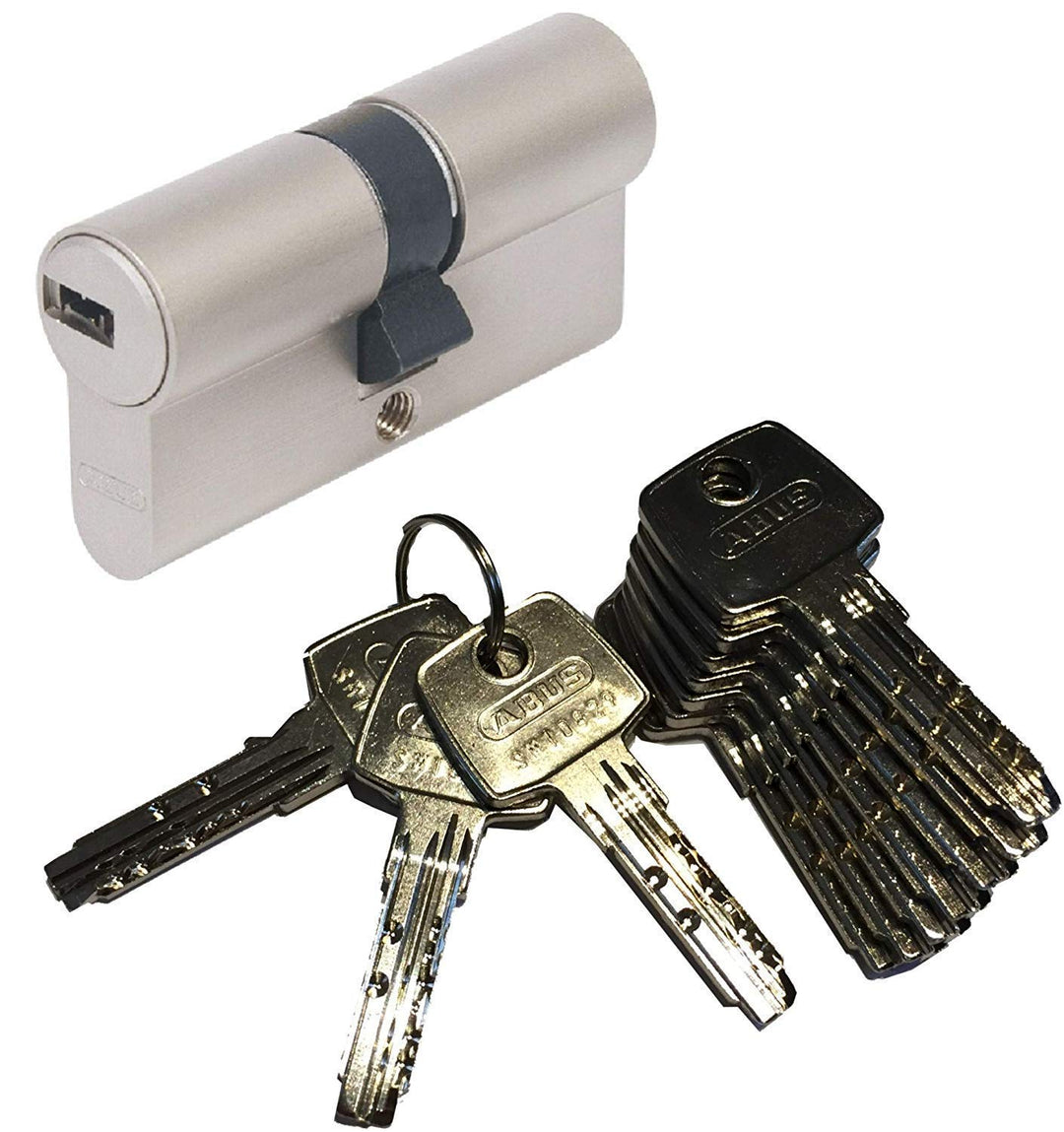 ABUS EC550 Profil-Doppelzylinder Länge (a/b) 30/45mm (c=75mm) mit 10 Schlüssel