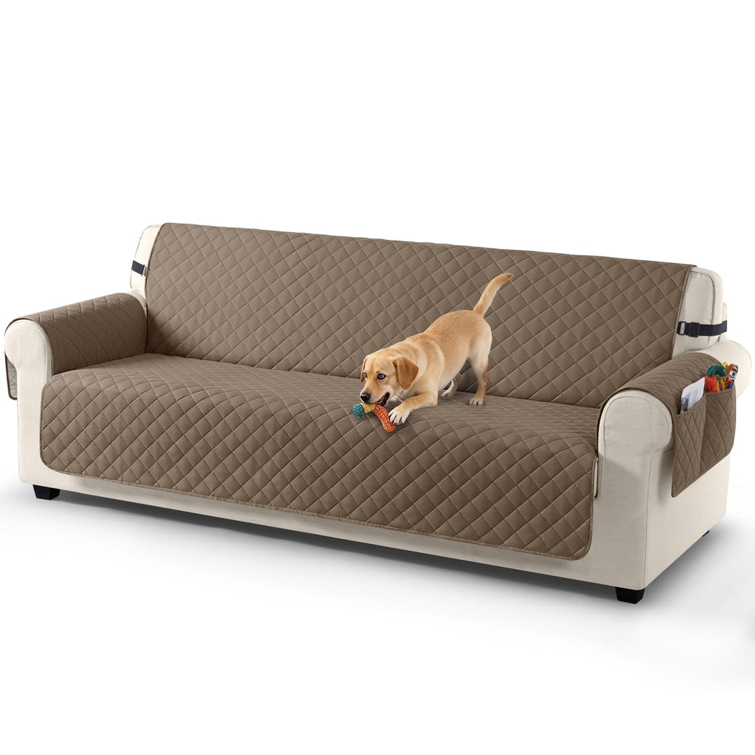 TAOCOCO Sofa Überzug, Sofabezug Wasserdicht Mit Gummiband，Wohnzimmer Anti-Rutsch Gepolsterter Sofasc