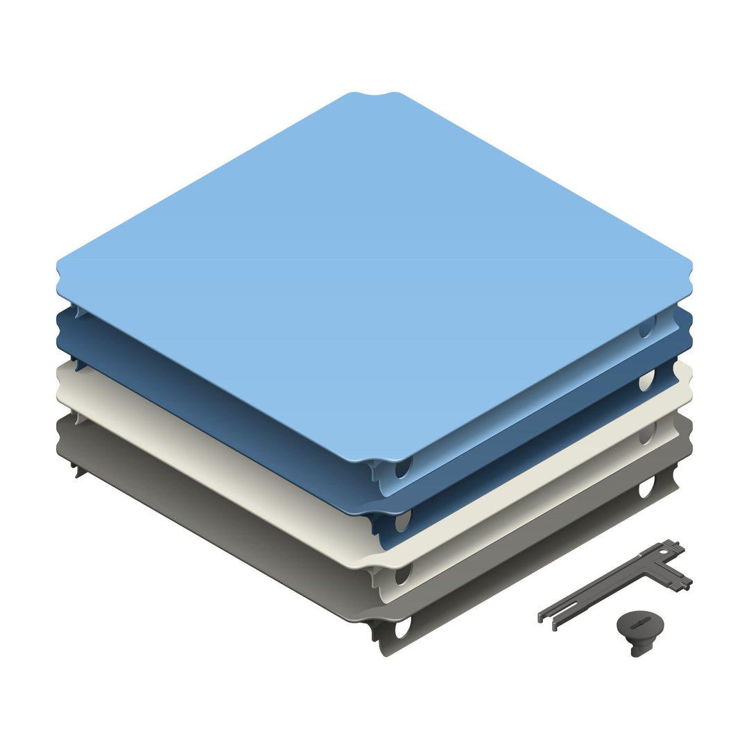 Quadro Plattenset XXL Home – Erweiterungs-Set mit 10 grossen Platten für Plattformen und Stufen, ab