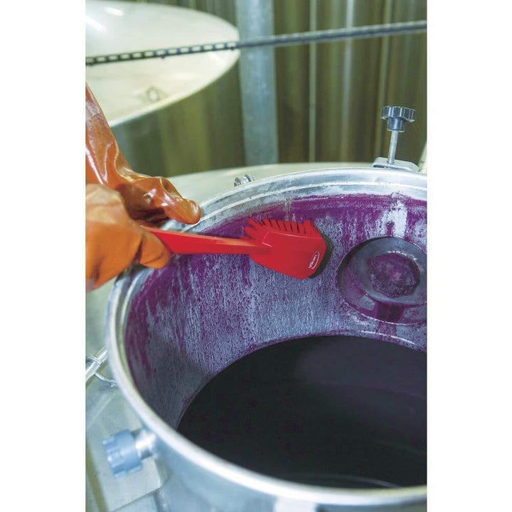 Vikan - Hygiene - Spülbürste - Mit langem Stiel - Harte Borsten - Lila 4186 Violett, 4186 Violett