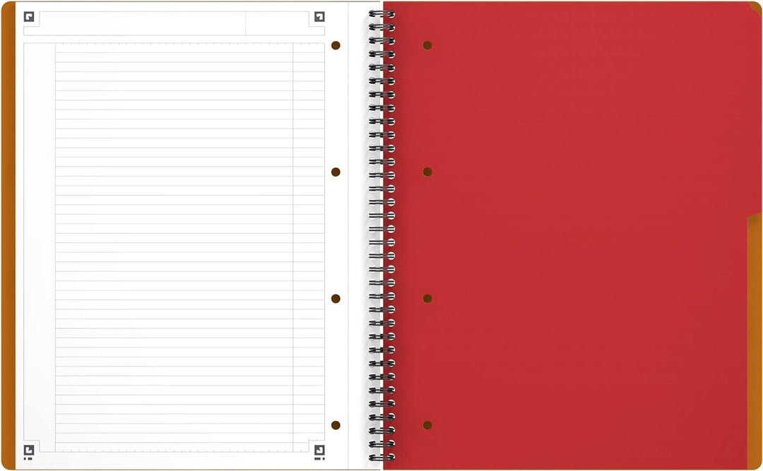 Oxford Activebook Interantional A4, liniert, 160 Seiten, versetzbares Register, Dokumententasche, 5