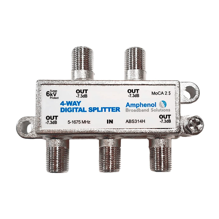 Amphenol 4-fach Digital Splitter MoCA 2.0 ABS314H 4 Way, 4 Way