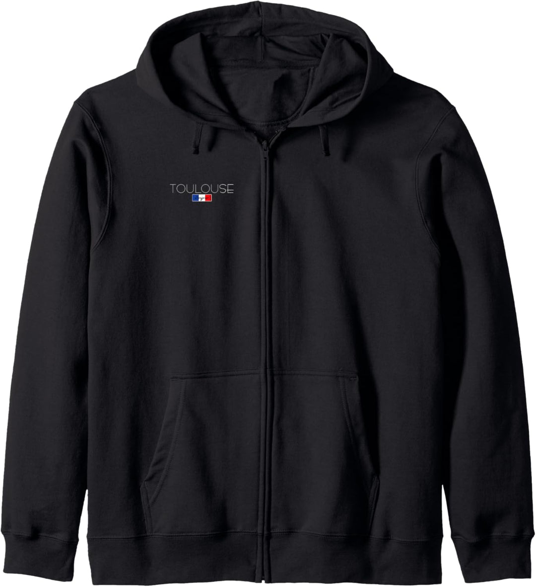 TOULOUSE FRANKREICH URLAUB SOMMER PARTY WEISSE SCHRIFT Kapuzenjacke