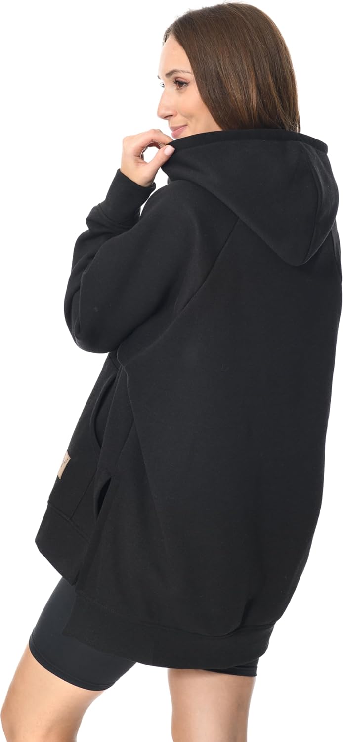 MijaCulture Umstandsmode 2in1 Stillpullover & Umstandspullover Stilltop Stillpulli Stella M014 S-M S