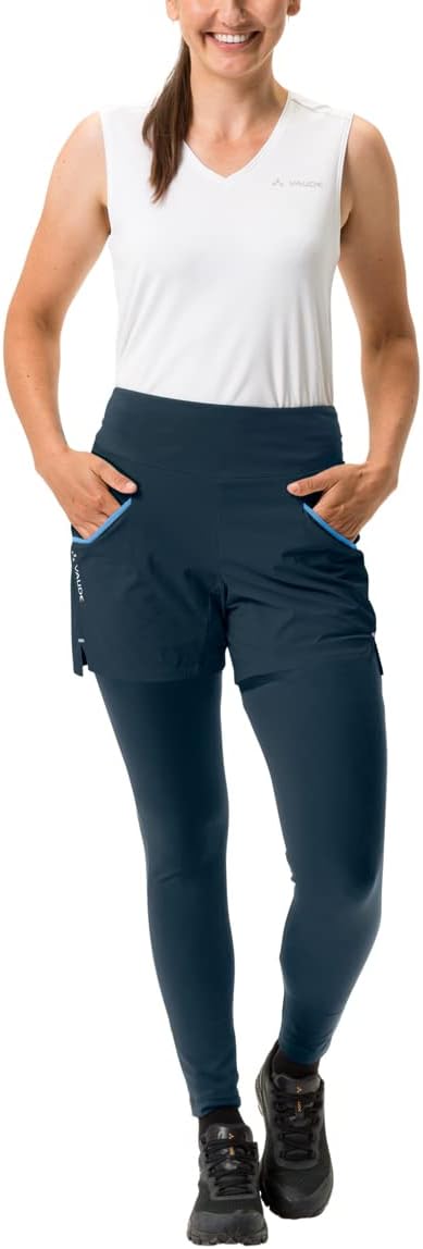 Vaude Damen Hose Women's Crana Zo Pants 36 Dark Sea, 36 Dark Sea