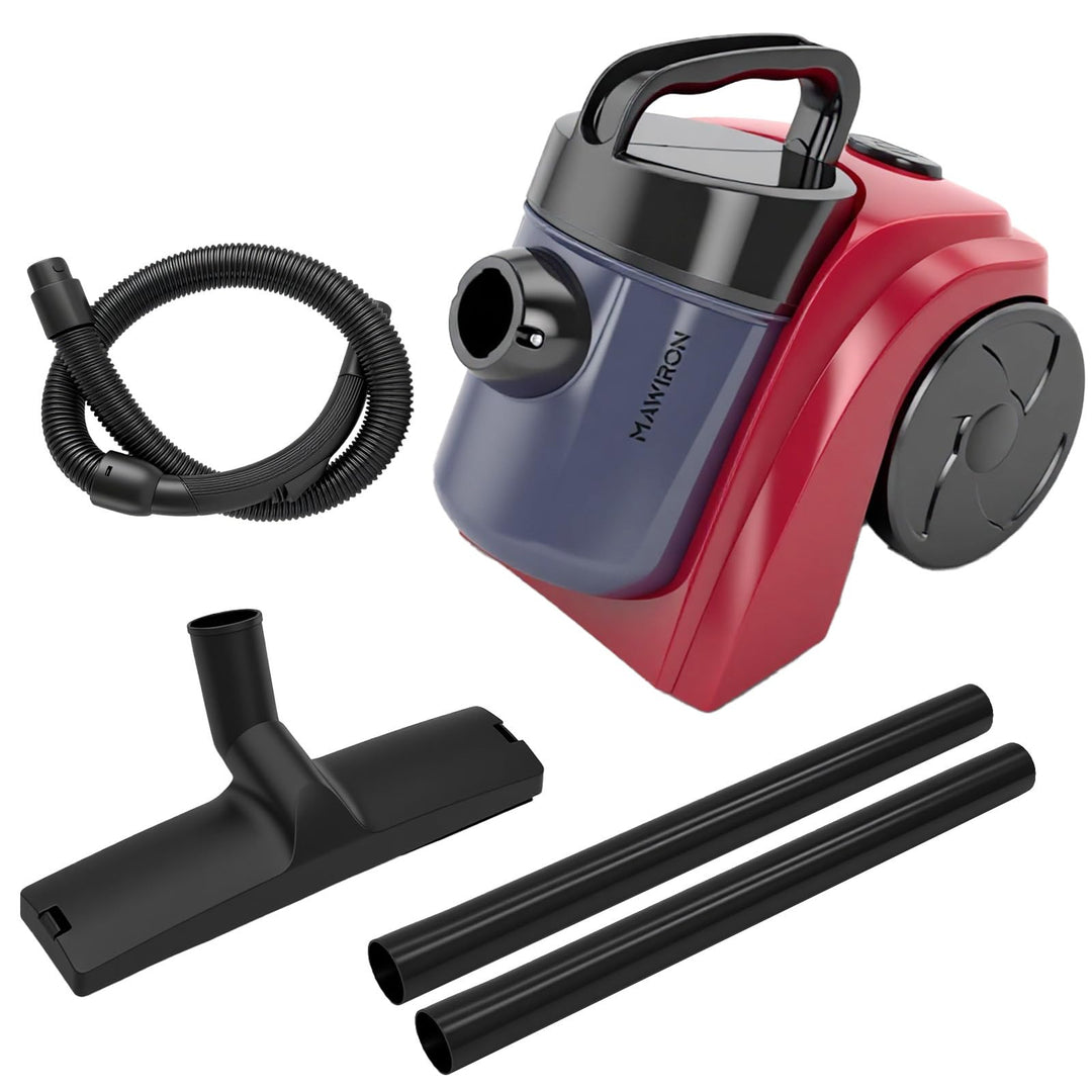 Staubsauger Beutelloser, kompakter & leiser Bodenstaubsauger für Teppich - & Hartböden, 1000W, Soft-