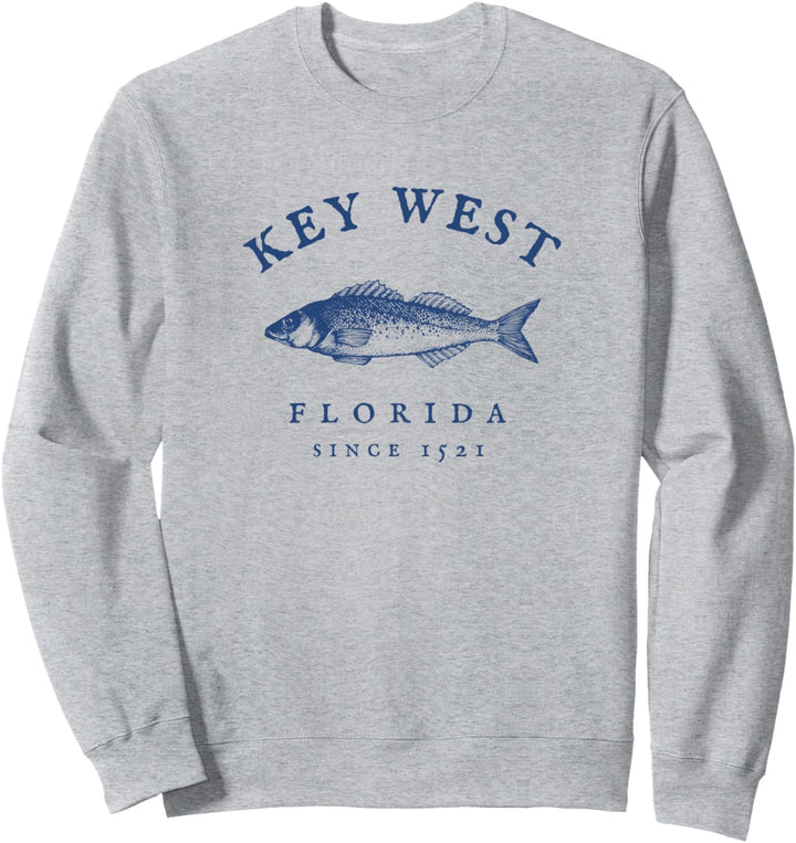 Key West Florida Vintage Fishing Sweatshirt