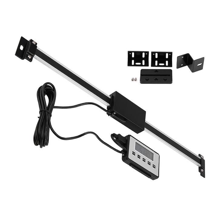 0-300mm LCD Digitalanzeige Drehbank Linearmassstab mit Montagezubehör für Fräsmaschinen Drehmaschine