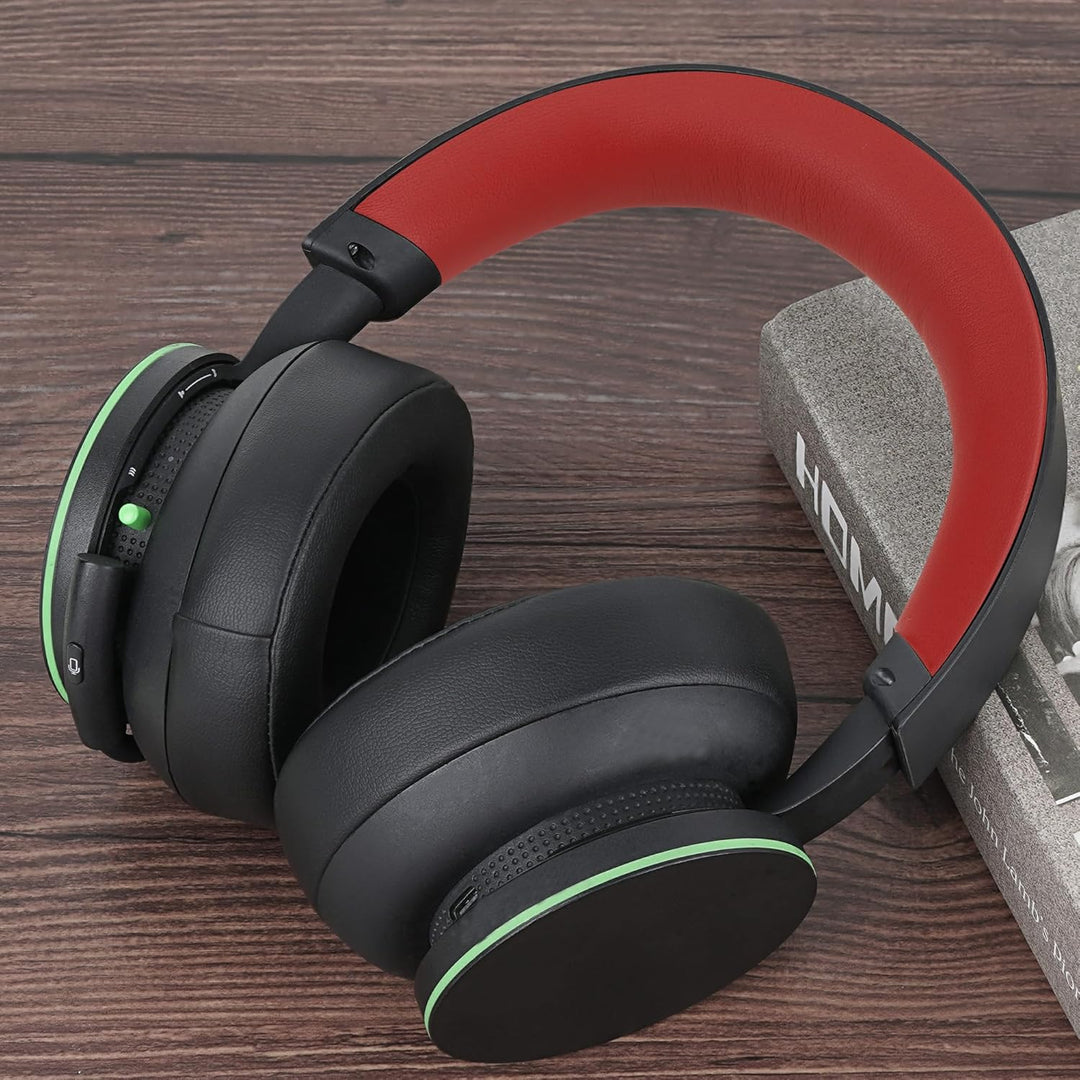 Geekria Kopfband-Pad, kompatibel mit Microsoft Xbox-Kopfhörern, Ersatzband, Reparaturteil, Rot, rot