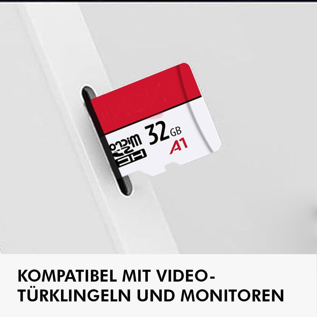 Nonic 32GB MicroSD Speicherkarte mit SD Adapter A1 U1 Klasse 10 für Kamera, Videoüberwachung, Video