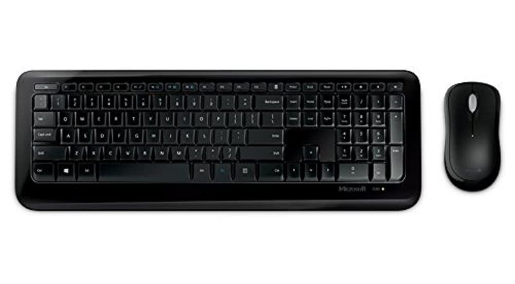 Microsoft Wireless Desktop 850 RF Wireless Schwarz - Tastaturen (Standard, Kabellos, RF Wireless, Sc