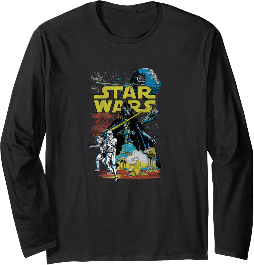 Star Wars Rebel Classic Poster Langarmshirt