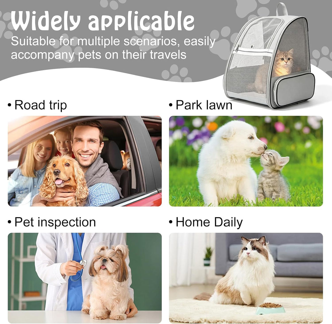 HundeRucksack und KatzenRucksack, Katzen Rucksack Tragetasche für Katzen, Hundetransportbox, Transpo