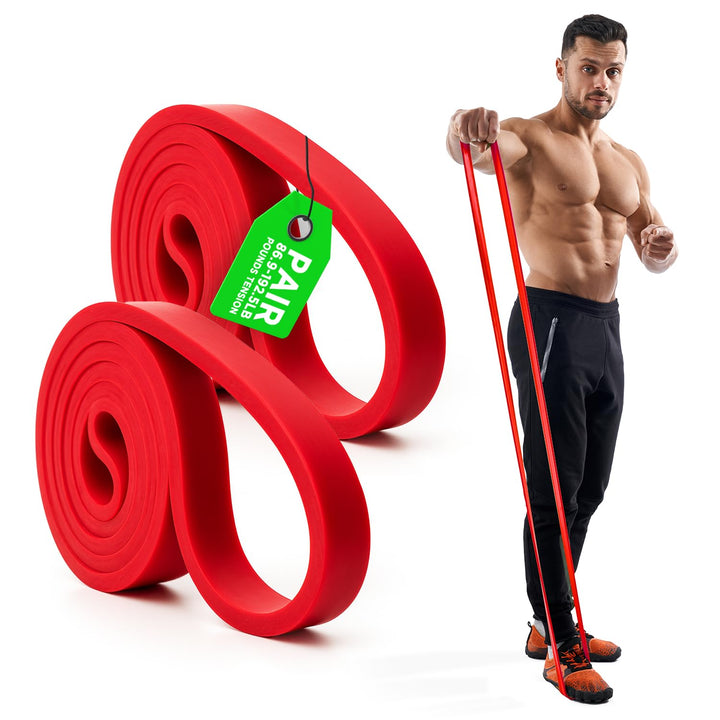 EliteFTS Pro Resistance Band Pair Pull up, Pair Schwer
