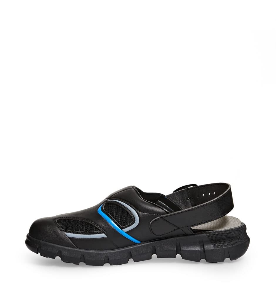 ABEBA 37341 DYNAMIC ESD Verstopfen, OB, A, E, FO, SRC, Schwarz/Blau, Grösse 46 46 EU, 46 EU