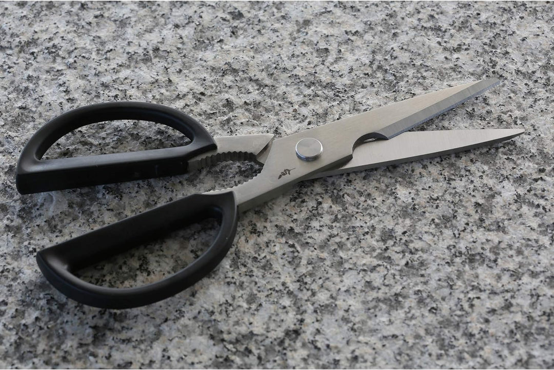 KAI BK-0203 VE5 Michel Bras Kitchen Scissors, 23.2x8.5x1 cm