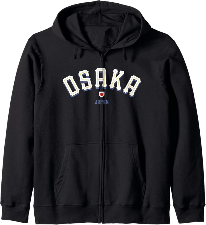 Osaka Japan | Retro japanische Honshu Stadtreise Kapuzenjacke