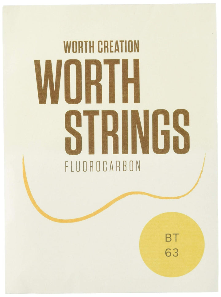 Worth Strings, Ukulelen-Saiten, Brown Fluoro-Carbon, für Tenor-Ukulele, Medium (0.0224-0.0260-0.0291