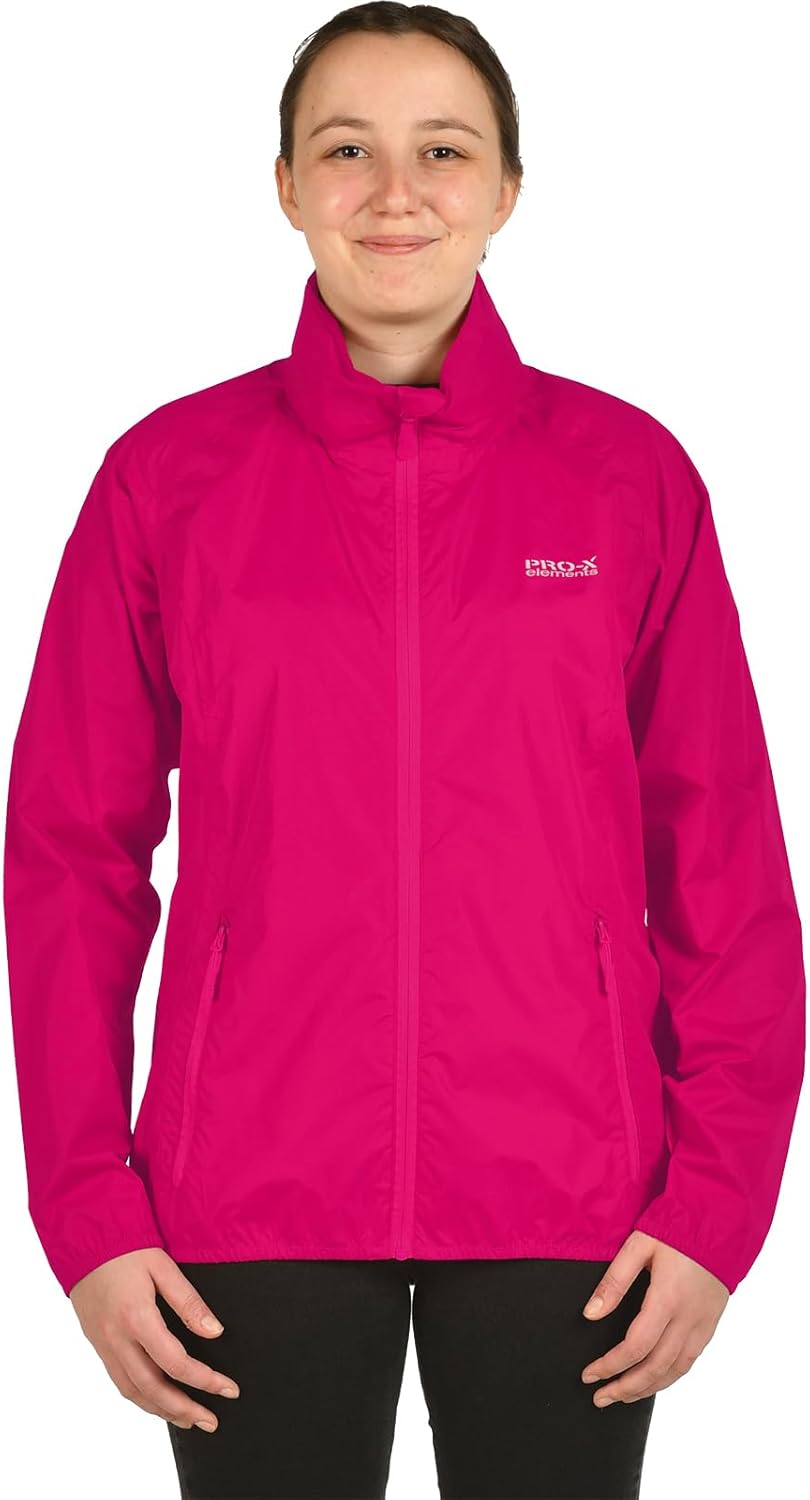 PRO-X elements Damen Pack Able Jacke, Cherry