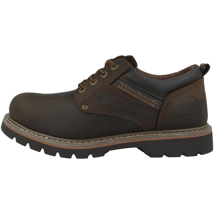 Dockers by Gerli Herren Low-Top Sneaker, Männer Schnürschuhe,wasserabweisend 41 EU Cafe 320, 41 EU C