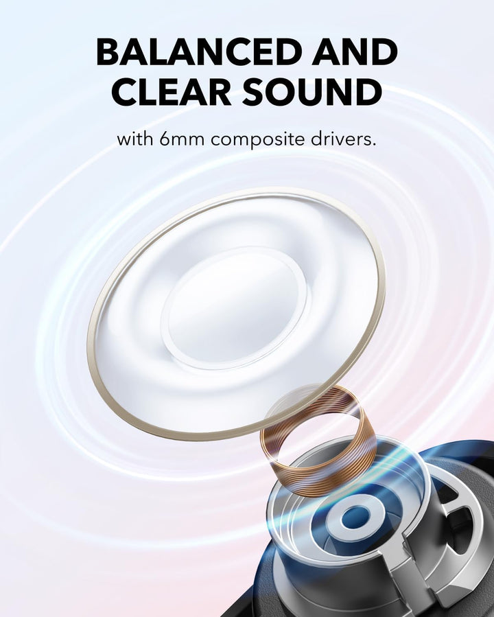 soundcore A30i von Anker, Kabellose Kopfhörer, Smartes Noise Cancelling, Ultra-Geräuschunterdrückung
