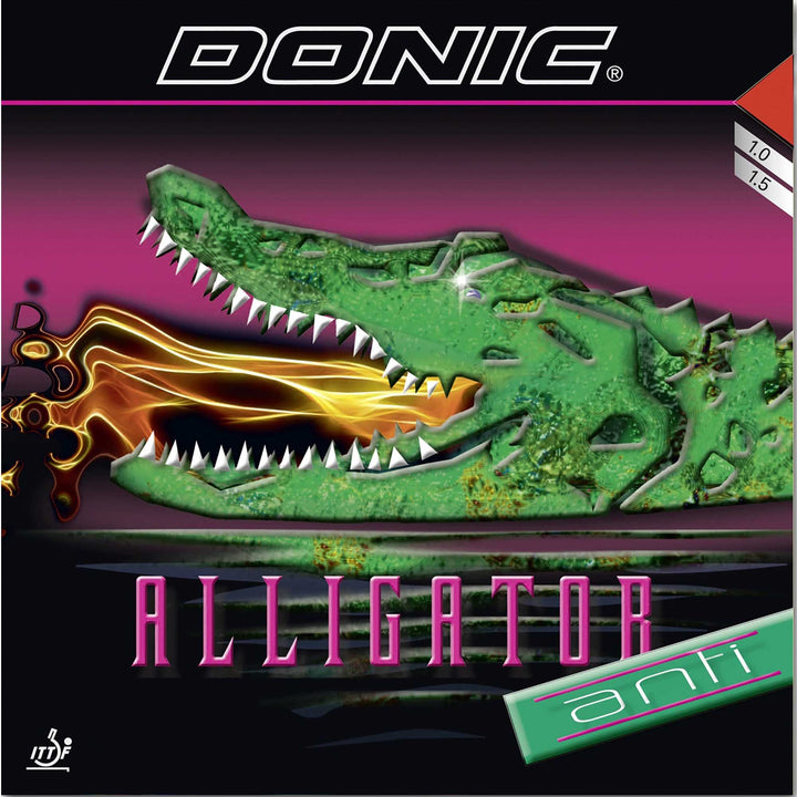 Donic Belag Alligator Anti rot 1,5 mm, rot 1,5 mm
