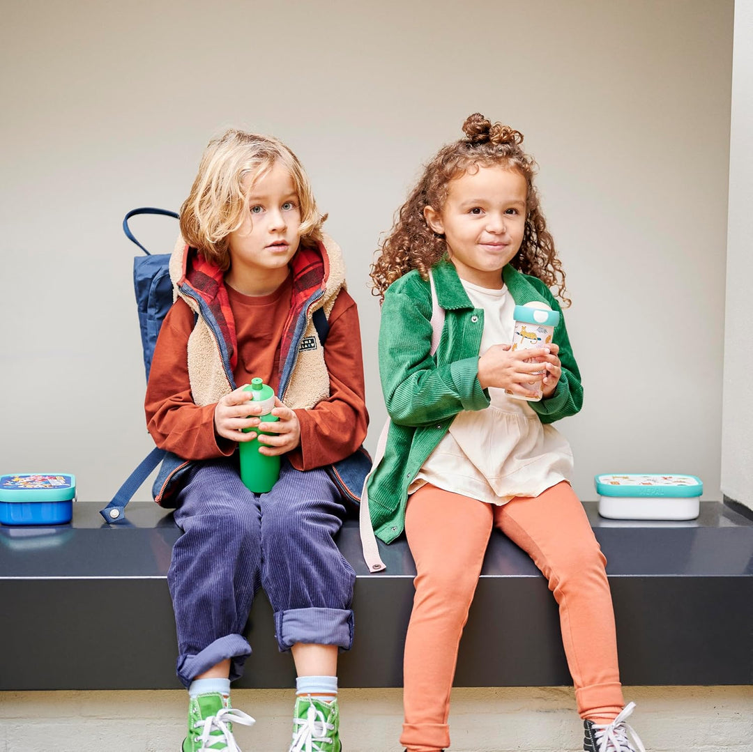 Mepal - Lunch-Set Campus Little Dutch - Set für Kinder mit Pop-up Trinkflasche & Lunch Box - Lunch-S