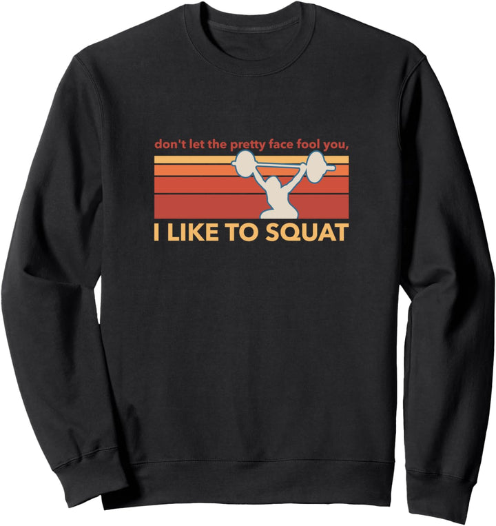 Krafttraining Gym Powerlifter Langhantel Sweatshirt