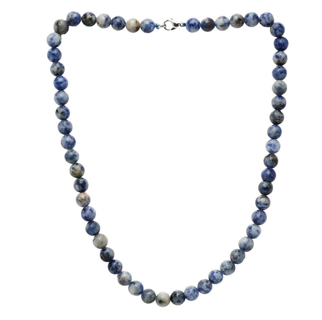 Handgemachte Herren Perlenkette Kette Tigerauge Onyx Grau Achat Jaspis | 8MM Natürliche Edelsteine H