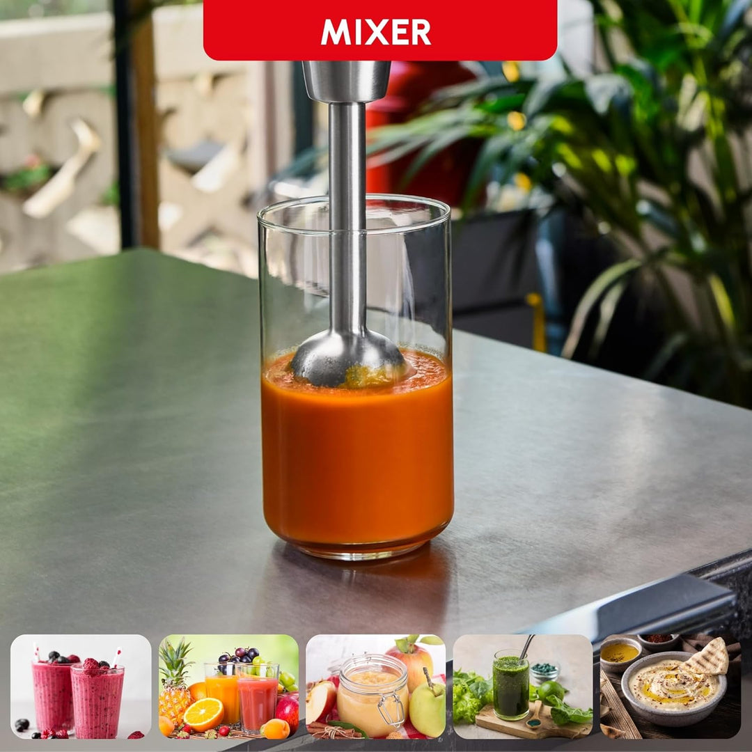 Moulinex Infinyforce Pro Standmixer 1200W, Hochleistungsklingen, schnelle Ergebnisse, ergonomische G