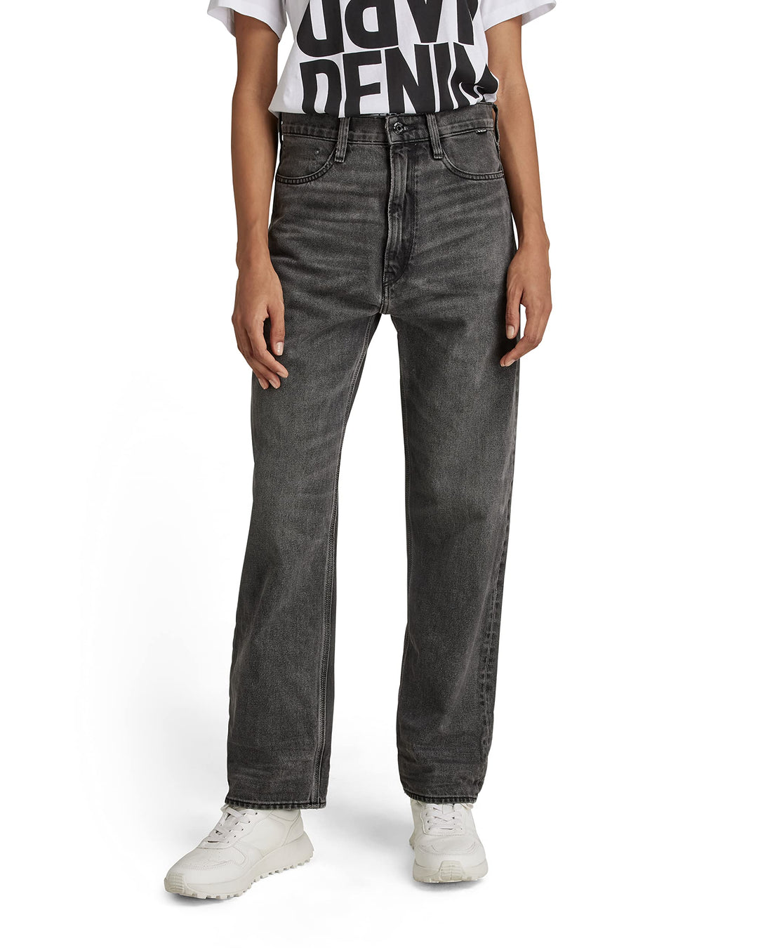 G-STAR RAW Damen Type 89 Loose Jeans 31W / 34L Grau (Worn in Tin D21081-c526-c943), 31W / 34L Grau (
