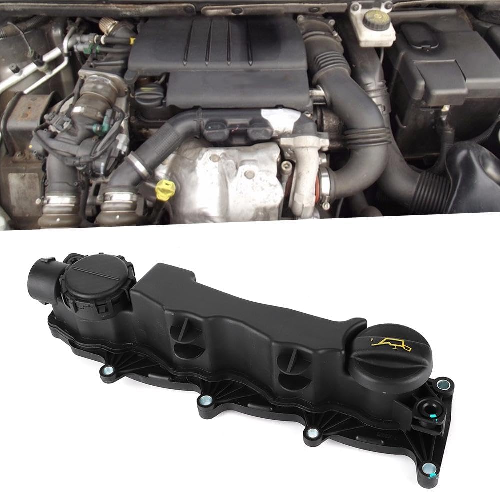 BOROCO Motorventil Kipphebelabdeckung,Rocker Cover Dichtung passend für 1.6 HDI Berlingo C2 C3 C4 C5