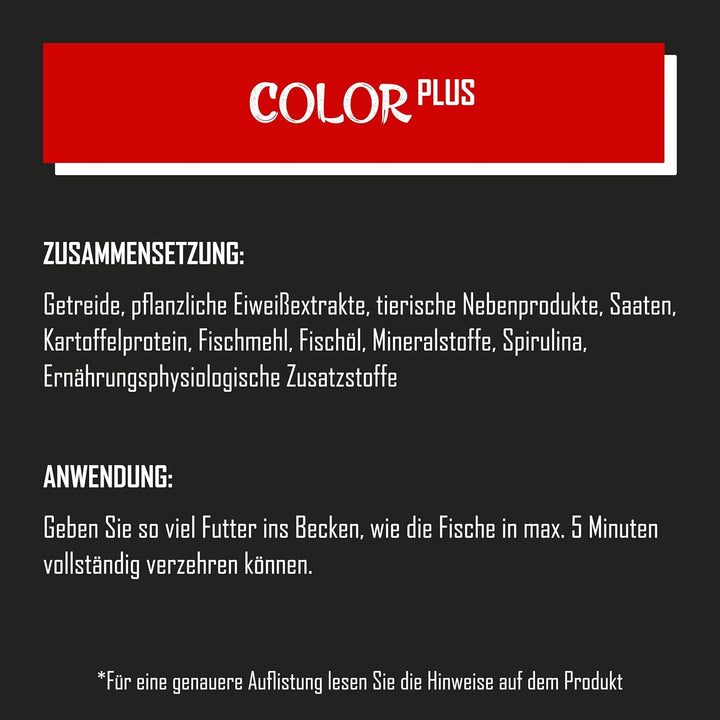 Tanoshi Koifutter - Color Plus 5 kg 3mm | Schwimmendes Allein-Koifutter für Intensive Farbentwicklun