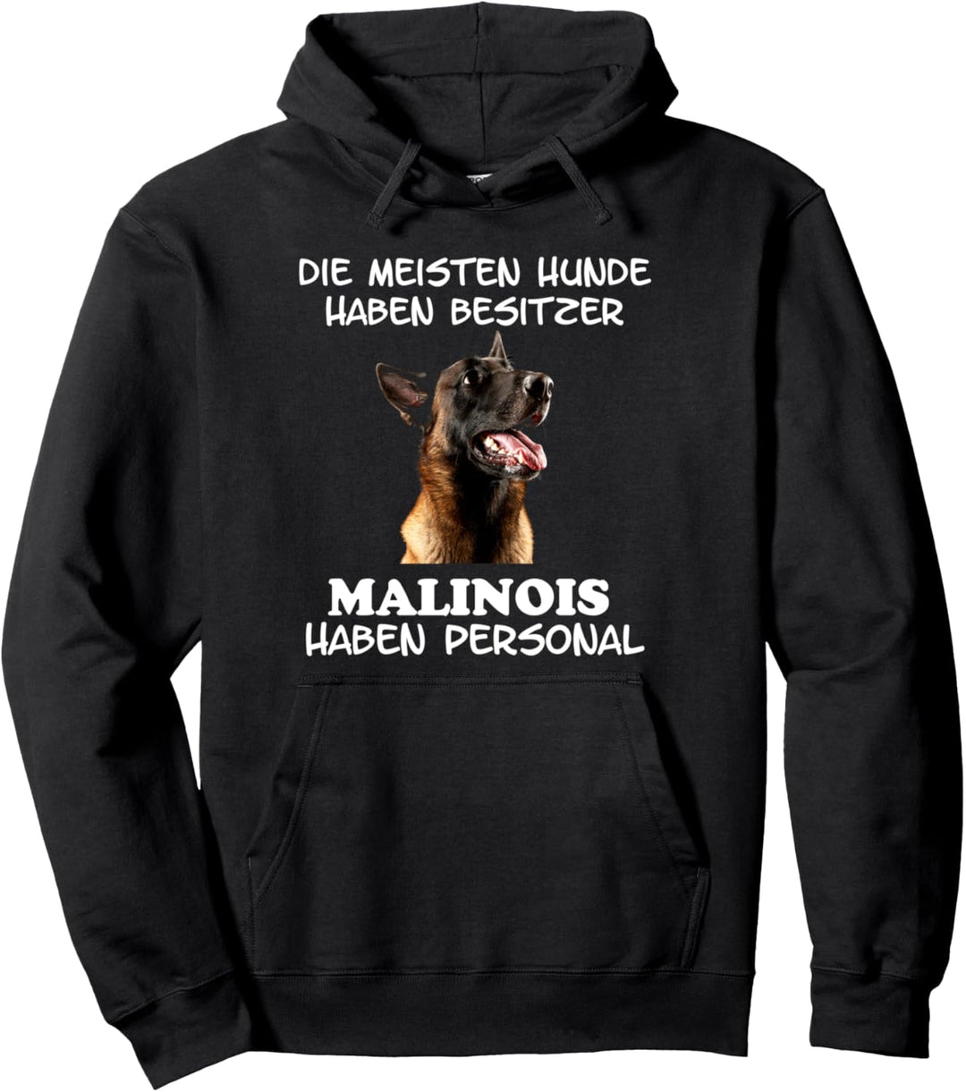 Malinois Hund Geschenk Personal Damen Herren Pullover Hoodie