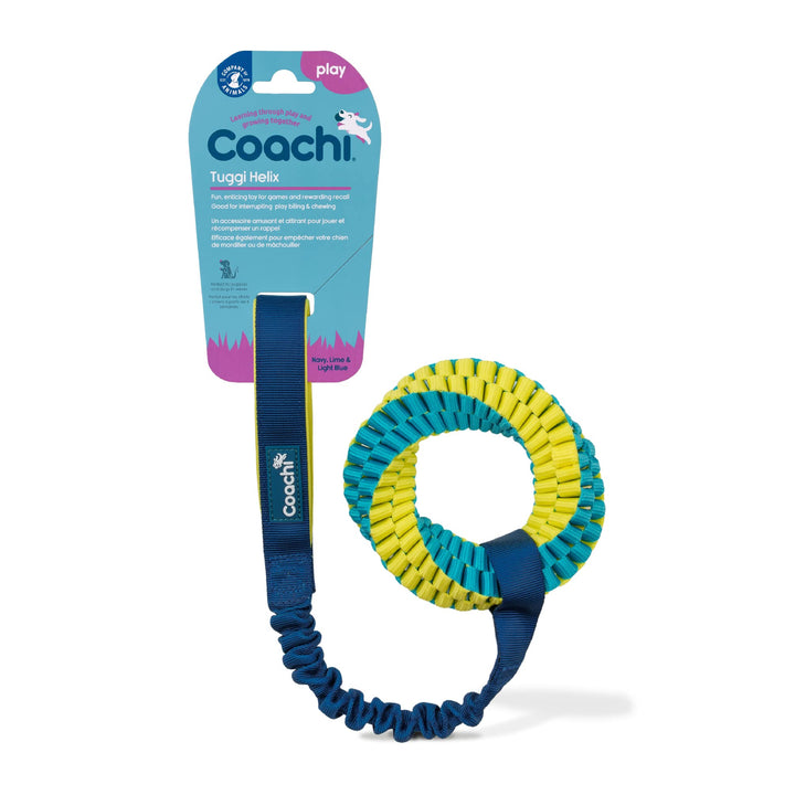 Coachi Tuggi Helix, innovatives Design, leicht, robust, sicher, dehnbarer Bungee-Griff, Belohnungstr