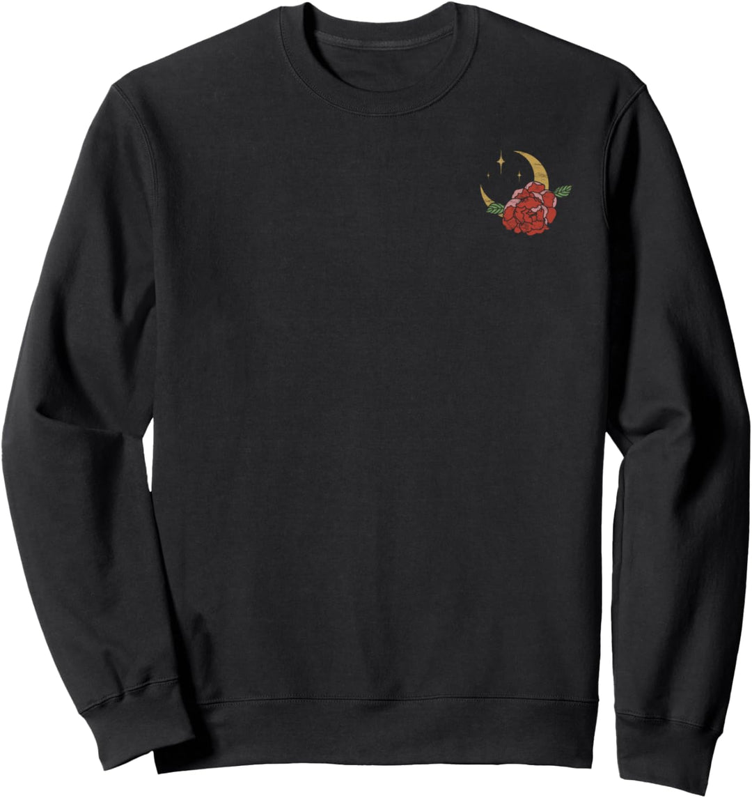Trendy Moon Flower Zodiac Sweatshirt