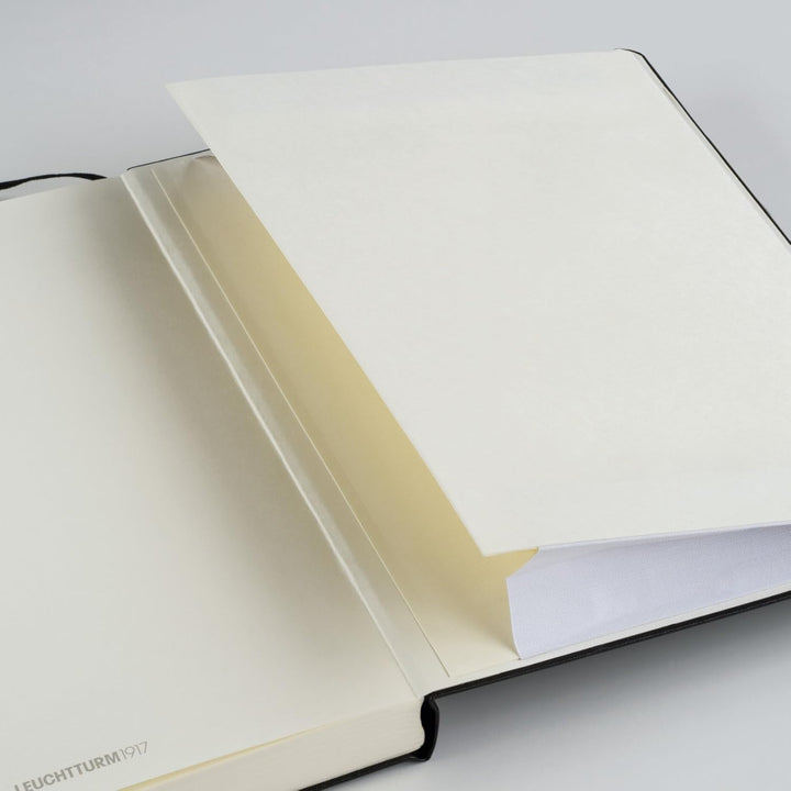 LEUCHTTURM1917 316927 Adressbuch Pocket (A6), Hardcover, Schwarz, Pocket (A6)