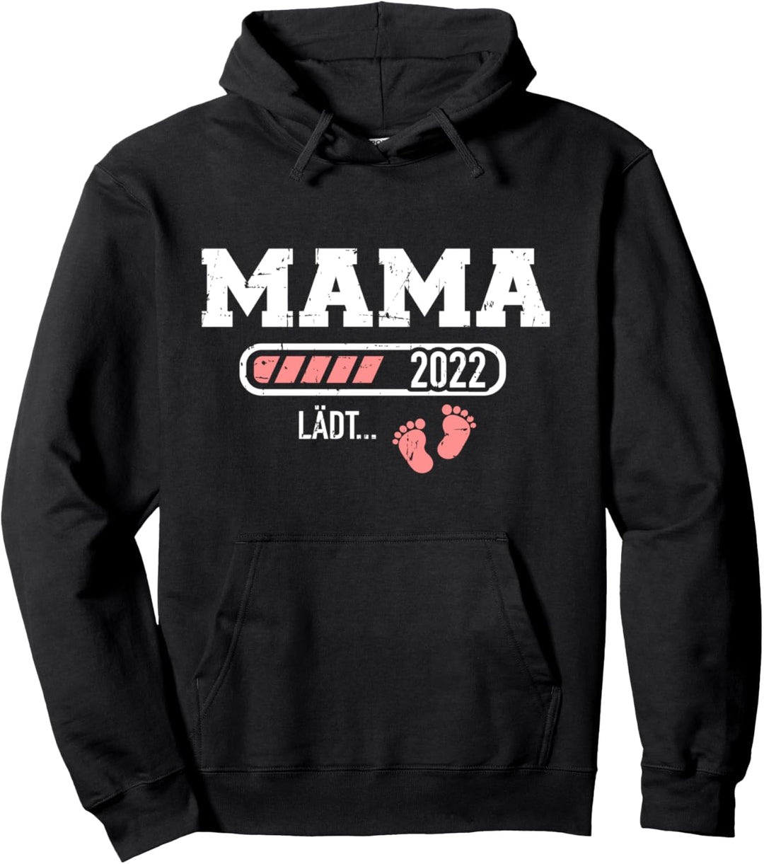 Mama 2022 lädt für zukünftige Mutter Pullover Hoodie